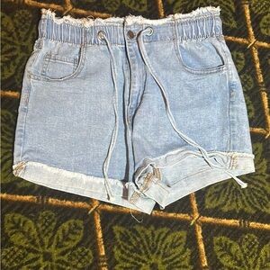 No Boundaries Light Blue Jean Shorts